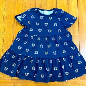 NWOT Hanna rainbow twirl tunic 120